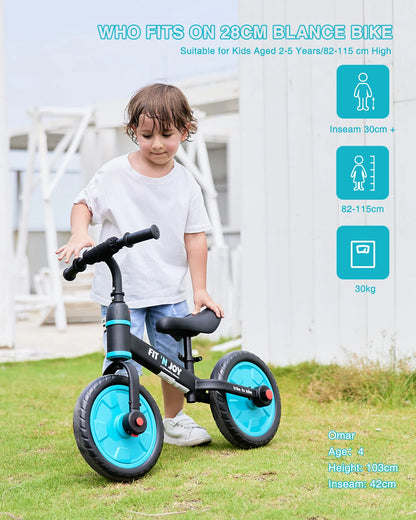 Kids Balance Bike with Training Wheels