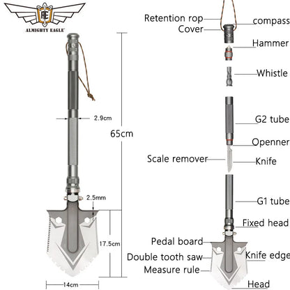 Folding Tactical Shovel