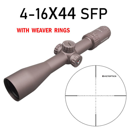 4-16x44 FFP SFP Riflescope with Turret Lock