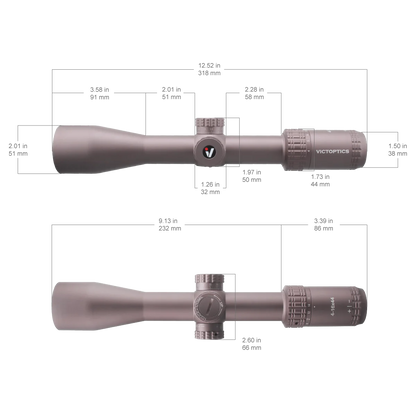 4-16x44 FFP SFP Riflescope with Turret Lock