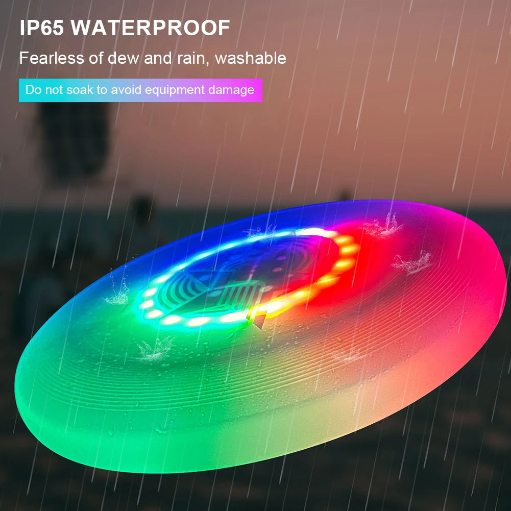 Fluorescence Flying Discs