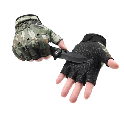 Tactical Half Finger Combat Gloves