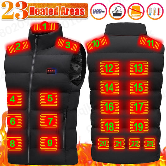 23-Area Heated Vest Jacket