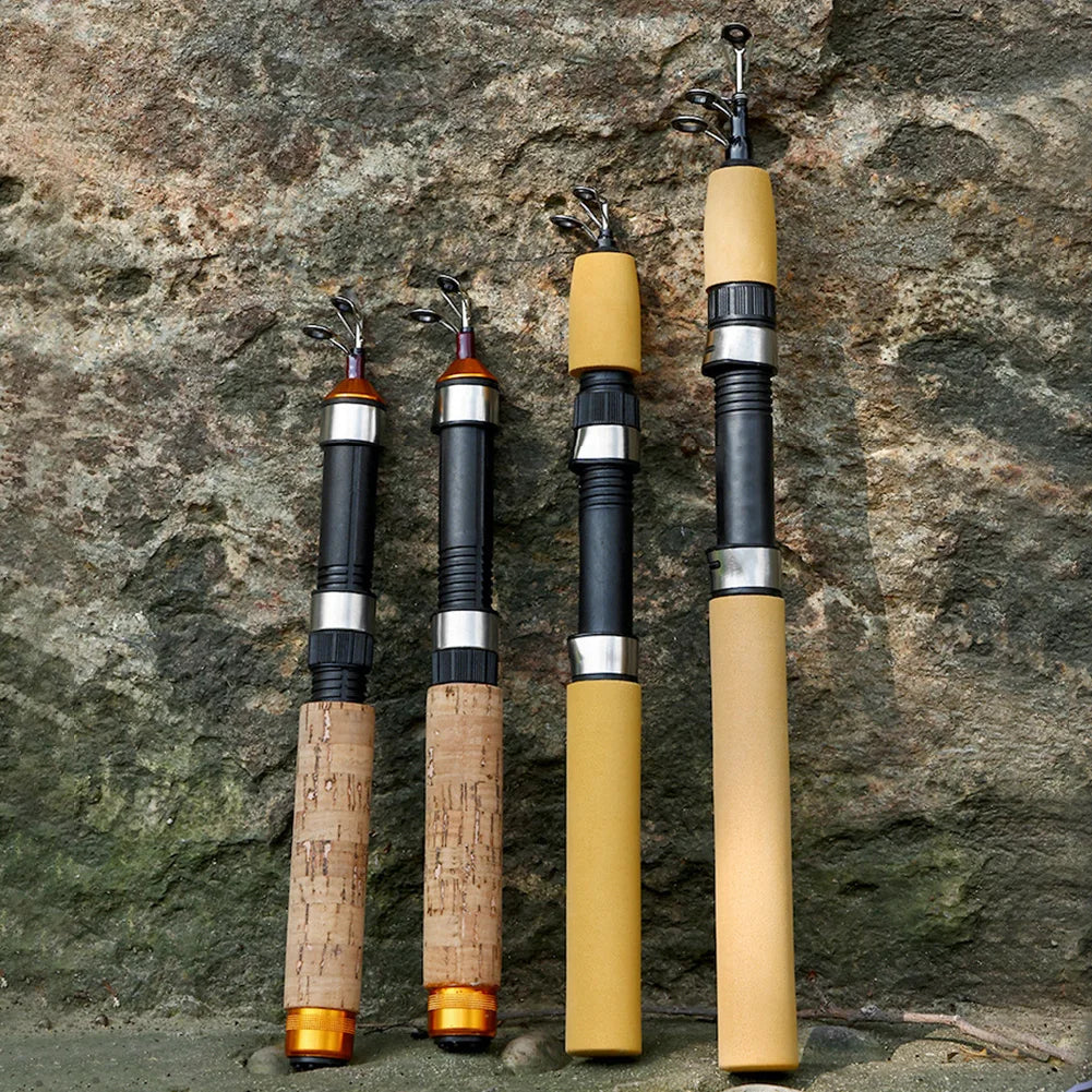 Carbon Fiber Ice Fishing Rod with Reel