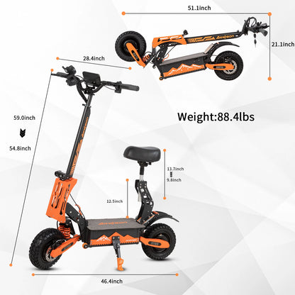 Dual Motor Electric Scooter