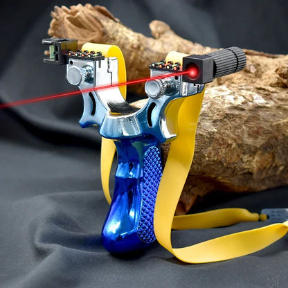 Laser Slingshot with Rubber Band