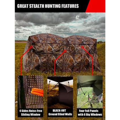 6 Person Pop-Up Hunting Blind