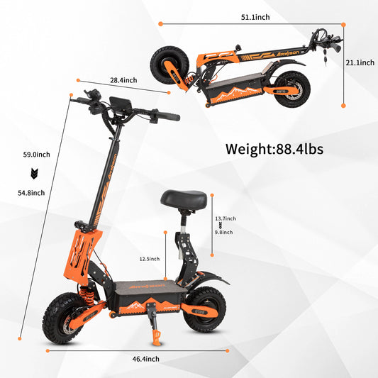 Dual Motor Electric Scooter