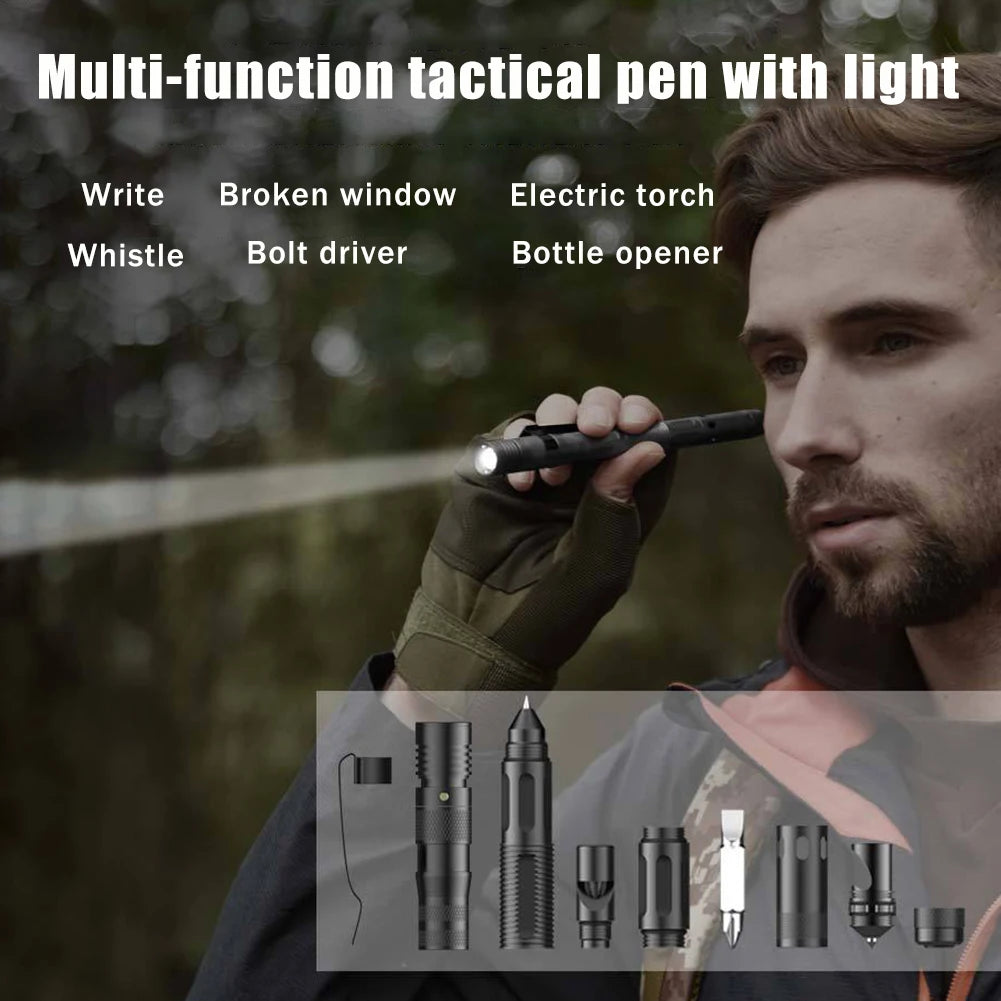 Multifunctional Ballpoint Pen and Self-Defense Tool