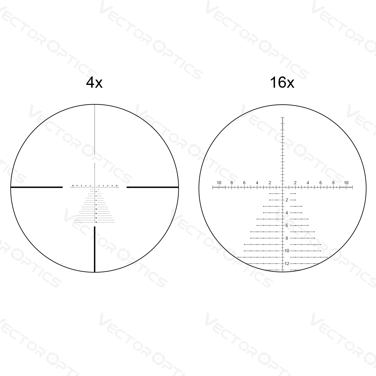 4-16x44 FFP SFP Riflescope with Turret Lock