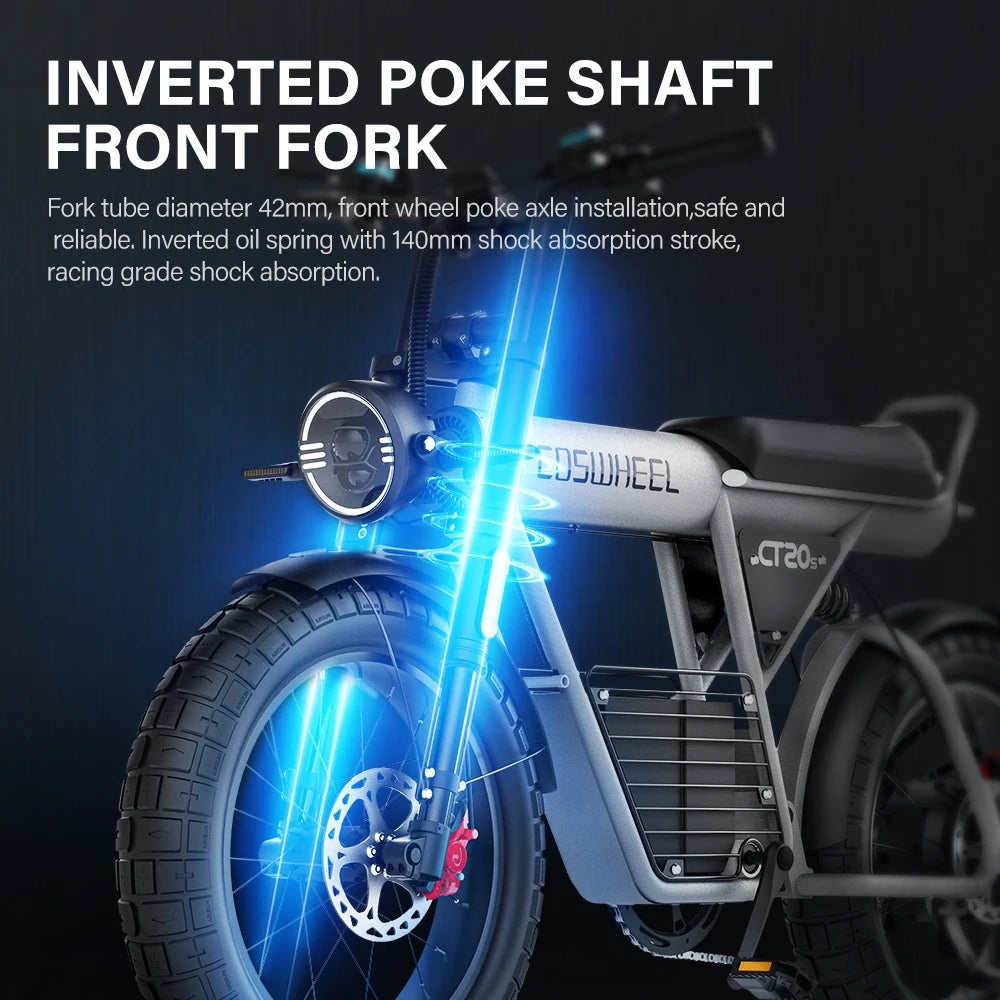 Wide Wheel Electric Bicycle