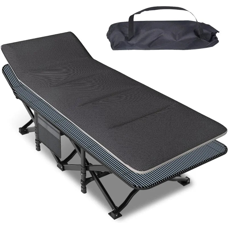 Folding Bed with Cushion,