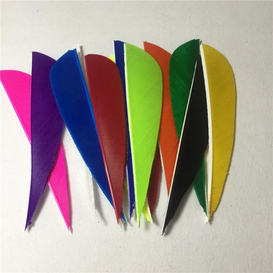 3" Water Drop Turkey Feather Arrows