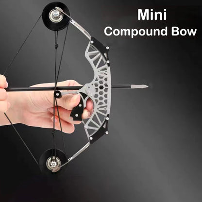 Mini Compound Bow with Four Arrows