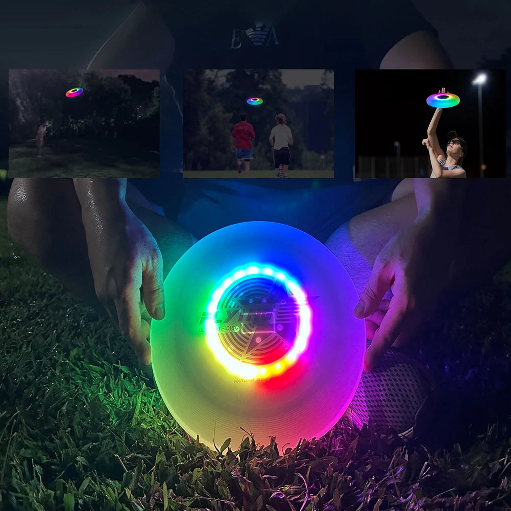 Fluorescence Flying Discs