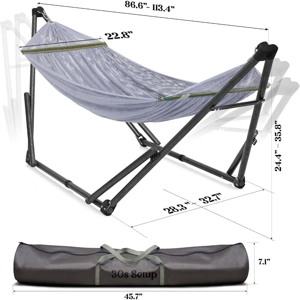 Foldable Hammock with Stand