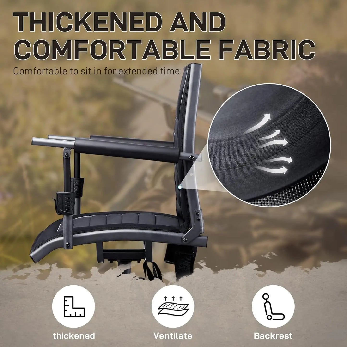 360° Silent Swivel Hunting Chair