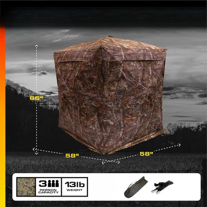 3 Person - See Through Hunting Blind