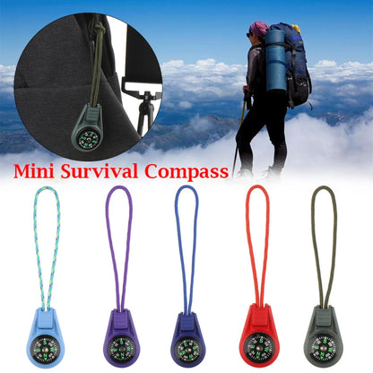 2Pcs Mini Survival Compass